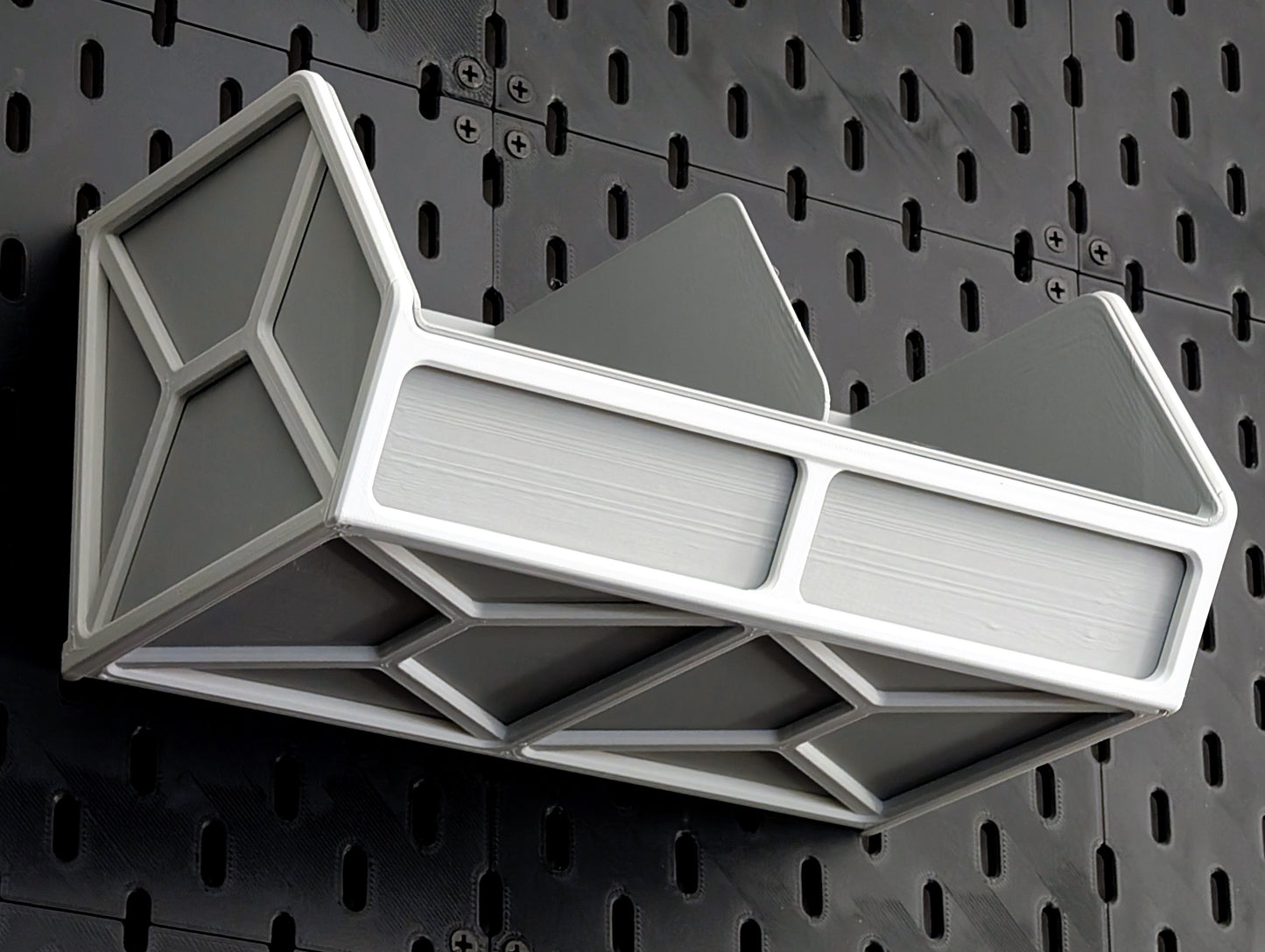 SKADIS Pegboard Storage Bin – Wall Mounted Space-Saving Organizer for Desk & Workshop