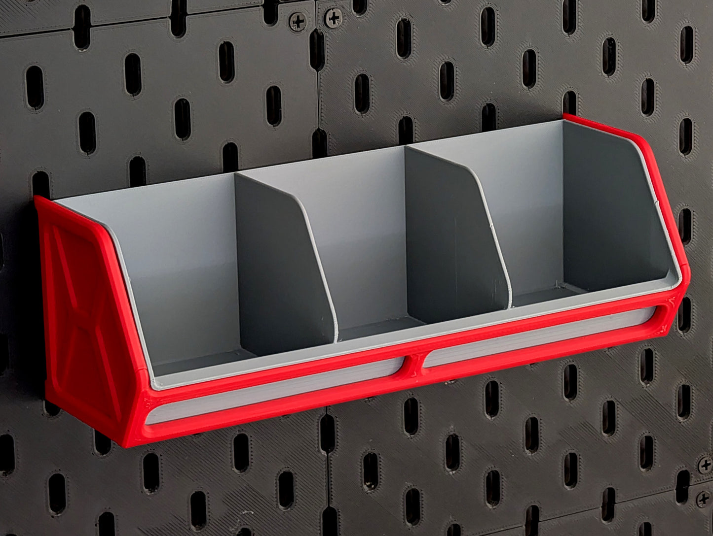 SKADIS Pegboard Storage Bin – Wall Mounted Space-Saving Organizer for Desk & Workshop
